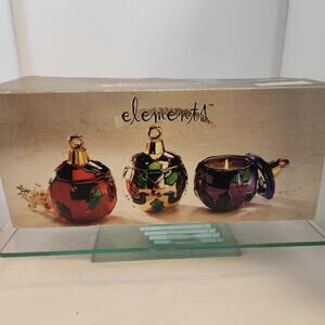 Vintage Christmas Candles Element brand 3x3
